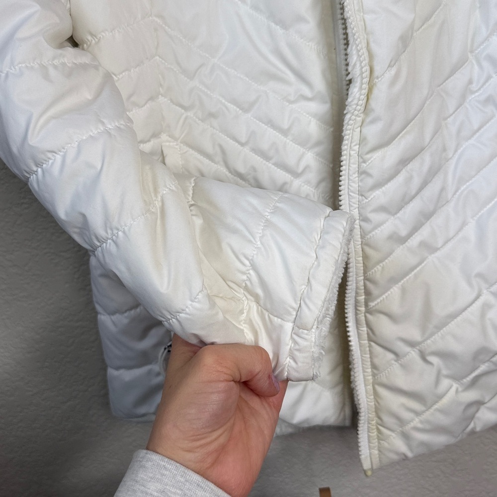 The North Face Reversible Puffer Winter Jacket White size Small - Picture 10 of 16